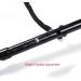 Walking Stick Adjustable Crutch Lightweight Aluminum Cane with Five-Section Telescopic with Handrails Cane for Daily Living Aid (Black) (with LED Light) - Buy Online on GoSupps.com