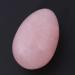 Rosenquarz Yoni Ei - Natural Rose Quartz Cone Exercise Stone for Postpartum Massage | Premium Quality & Exquisite Finish - Buy Online on GoSupps.com