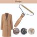 Portable Lint Remover Non-Damaging Pet Hair Cleaner & Clothes Fuzz Shaver for Rugs Couch and Furniture - Reusable Brown Carpet Scraper - Buy Online on GoSupps.com