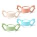 Baby bottles handles silicone roadloo 4 pieces baby bottles handle feeding bottle handle lining feeding bottle handle holder baby bottle accessories outside diameter over 6 cm for bottle