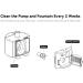 BLUZZO Stainless Steel Cat Water Fountain 3.2L/108oz with Ultra-Quiet Pump - Large Capacity Automatic Pet Water Dispenser for Cats & Dogs - Dishwasher Safe - Buy Online on GoSupps.com