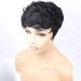 VCK Short Pixie Cut Wigs for Black Women - Natural Wavy Synthetic Heat Resistant 1B - Buy Online on GoSupps.com