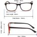 MMOWW 2-Pack Reading Glasses for Men & Women - Anti-Blue Light Computer Glasses with Spring Hinges (Red + Dark Blue 1.5x) - Stylish & Comfortable - Buy Online on GoSupps.com
