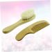 Beavorty 2pcs Baby Hair Brush and Comb Set - Gentle Hair Cleaning for Toddlers | Wooden Shower Brush for Babies - Buy Online on GoSupps.com