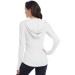 DAYOUNG Women's UPF 50+ UV Sun Protection Long Sleeve Hoody T-Shirt - White, XX-Large - Buy Online on GoSupps.com