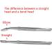 Leadigol Flat Mouth Eyelashes Tweezers Precision Stamp Philatelic Tool False Eyelashes Applicator Eyebrow Pinch Professional Stainless Steel for Women Eyelash Grafting Makeup Tools - Buy Online on GoSupps.com