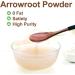 Organic Arrowroot Flour Powder - 100% Pure Puerariae Meal Replacement for Cooking & Baking - 100G/3.52oz - Buy Online on GoSupps.com