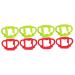 Vaguelly 8 Pcs Silicone Bottle Handle Bottle Handles Bottle Grip Newborn Bottle Handle Silicone Bottle Grip Bottle Grip Milk Feeding Bottle Silica Gel 13.00X7.00X6.50CMx4pcs Assorted Colorx4pcs