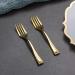 80 Count Plastic Mini Gold Tasting Forks - Perfect for Appetizers, Desserts, and Cocktails - Posh Setting Gold Forks (4 inch) - Buy Online on GoSupps.com
