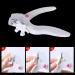 Clipper Nails Edge Trimmers False Nail Tip Scissors U-shaped Nail Clippers Salon Manicure Tool False Nail Tip Scissors - Buy Online on GoSupps.com