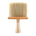 EXCEART 1 x round beard brush with feather duster for beard hair