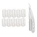 KQNM razor with 10 blades for straight shave razor men barber razor gifts for men - care set gift for men