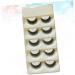 minkissy 5 Pairs Costume Eyelash Reusable Handmade False Eyelashes Adhesive Eyelash Long Lashes Artificial Eyelashes Individual Lashes Makeup Eyelashes Fake Hand Made 3D - Buy Online on GoSupps.com