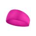 Adjustable Non-Slip Running Headband | Sweat Wicking Sports Sweatband - Hot Pink - Buy Online on GoSupps.com