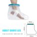 Slip-Proof Waterproof Shower Foot Protection - Reusable Ankle & Gypsum Safe | International Shipping - Buy Online on GoSupps.com