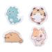 wemee 4PCS Wood Pulp Sponge Compressed Sponges Cleaning Sponges Cleaning Sponge Wood Pulp Sponge