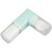Dual Head Retractable Powder Brush Portable Soft Bristles 360 Degree Rotation Retractable Makeup Brush for Home (Blue) - Buy Online on GoSupps.com