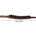 Massage Wood Stick - 3 Rows 31 Pearl Points - Ultimate Body Muscle Tension Relief Tool - Buy Online on GoSupps.com