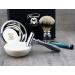 Premium Classic Men's Shaving Set - Silver Tip Brush DE Safety Razor Engraved Bowl & Soap - International Shipping Available - Buy Online on GoSupps.com