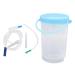 Hohxfyp inlet set 1200 ml GRO ES inlet-Ein set portable anti-r fease flow set made of silicone for intestinal cleaning suitable for coffee water and Gerson therapy