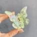 Butterfly hair clips hair clips glitter mussel marble marble leopard hair catcher jaw clamp hair jaw clips hair styling accessories hair jewelry for women girls green #2
