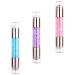 FRCOLOR 3Pcs Nail Art Stamper Colorful Glitter Nail Stamper Head Jelly Clear Nail Stamper Manicure Nail Art Tool Accessories