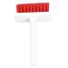 Ozgkee keyboard brush separate double head design 5-in-1 multifunctional function 3 series design plastic cleaning brush for headphones (white red)