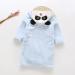 Shop Miyanuby Panda Blue Baby Bathrobe - Soft Flannel Animal Hoodie for Boys & Girls 4-5 Years | Perfect Nightwear & Gift - Buy Online on GoSupps.com