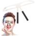 Baluue 2pcs Three-point Eyebrow Ruler Eyebrow Stencil Kit Women Eyebrow Ruler Eyebrow Drawing Tool Caliper mediumx2pcs As Shownx2pcs - Buy Online on GoSupps.com