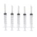 Fenteer 5X rearing syringe feeding syringe injection syringe for small parrots canaries 5ml
