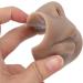 Soft Silicone Nose Model 3pcs Flexible Silicone Nose Model. With Mouth for Adult School (Dark Skin Color) - Buy Online on GoSupps.com
