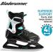 Rollerblade Micro Ice XT Junior Adjustable Ice Skates 2-5 - Black/Lime - Buy Online on GoSupps.com