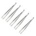 ghfashion 5pcs Women Eyebrow Face Nose Hair Clip Tweezers Remover Stainless Steel Multi
