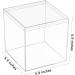 Clear Acrylic Square Cube Box with Lid - 5.9x5.9x5.9 Inches - Plastic Storage Organizer for Candy, Jewelry, Coins, Crafts & Sewing Supplies - Buy Online on GoSupps.com