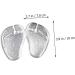 GLEAVI 15 Pairs Transparent Forefoot Slipper Pads | Clear Heel Cushions & Protection Insoles for Soft Comfort | Gel Damping Fillers for Sandals & Slippers - Buy Online on GoSupps.com