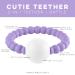 Ryan and Rose Cutie Teether Rattle (Orchid) - Soft Silicone Teether Toy - Buy Online on GoSupps.com