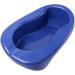 Bedpan with Lid Professionally Recommended and Easier to Use Anti-Spill Comfort Bedpan for Bedridden Woman and Old Man Blue - Buy Online on GoSupps.com