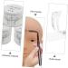 Didiseaon 1 Roll Disposable Ruler Stickers Reusable Eyebrow Ruler Brow Measurer Woman Tool Scale - Buy Online on GoSupps.com