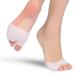 Metatarsal Pads Soft Gel Ball of Foot Pads Soft Toe Sleeves Toe Protectors Toe Guards & Toe Covers for Women & Men Prevent Calluses & Blisters (1 Pair)