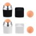 2 Pieces Oil Absorbing Face Roller Set with 2 Pieces Oil Absorbing Replacement Ball Oil Absorbing Face Roller Volcanic Oil Absorbing Roller for Facial Skin Care Tool