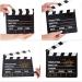 10-Piece Movie Clapboard Set | 7x8 Inch Cardboard Directors Clapper Board for Films & Photo Props - White - Buy Online on GoSupps.com