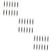 NOLITOY 72 Pcs Eyeshadow Stick Eye Blending Brushey Eye Shadow Applicator Eye Shadow Brush Disposable Miss 7cmx3pcs Black+whitex3pcs
