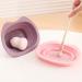 Qxiao Makeup Brush Cleaning Bowl Silicone Makeup Brush Cosmetic Brush Cleaner Brush Cleaning Pad Foldable Makeup Brush Cleaning Bowl Suitable For Makeup Brush Makeup Sponge Powder Puff Grey - Buy Online on GoSupps.com