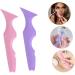 FRCOLOR 2pcs Silicone Beauty Ruler Lip Liner Eye Shadow Marscara Shadow Guide Template Eyelash Tool Face - Buy Online on GoSupps.com