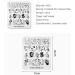 KADS Nail Stamping Plate Chinese Style Nail Art Stamp Template bamboo Lotus DIY Image Template Manicure Stamping Plate Stencil Tools (CN024) - Buy Online on GoSupps.com