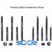 Bibike Presta Valve Extender Kit - Pack of 2, 45mm/80mm Extension Rods with Valve Core Remover Tool - Buy Online on GoSupps.com