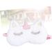 FRCOLOR Trumpet Embroidered White Sleeping Mask - Cute Masquerade Eye Mask for Sleep - 1 Count - Buy Online on GoSupps.com