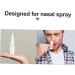 10pcs Rhinitis Spray Bottle - Empty Fine Mist Nasal Sprayers for Travel - Silver - Buy Online on GoSupps.com