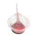 Nopeilvi hair dye set hair dye bowl brush set set salon hair dye set salon hair dyel-brush set hair dye tools hair dye tool set hairdresser styling accessories (red)
