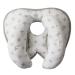 Baby neck pillow adjustable baby neck pillow cartoon U -shaped pillows for head and neck support pillow for car seat stroller - white